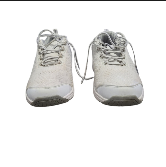 OrthoFeet Women's 8.5 D Wide White Coral Athletic Walking Shoes - Picture 6 of 16